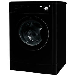 Indesit IDV75BK Vented Tumble Dryer, 7kg, B Energy Rating, Black